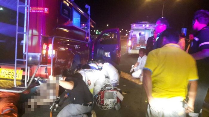 Chinesin vom Songthaew erfasst und tödlich verletzt