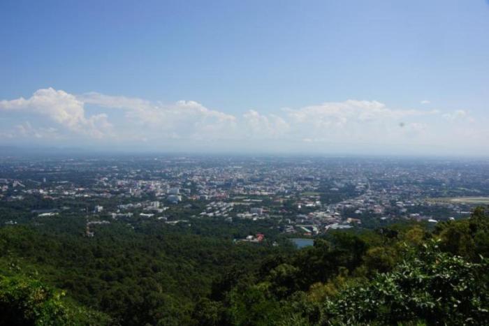 Blick auf die Nordmetropole Chiang Mai. Foto: Jahner