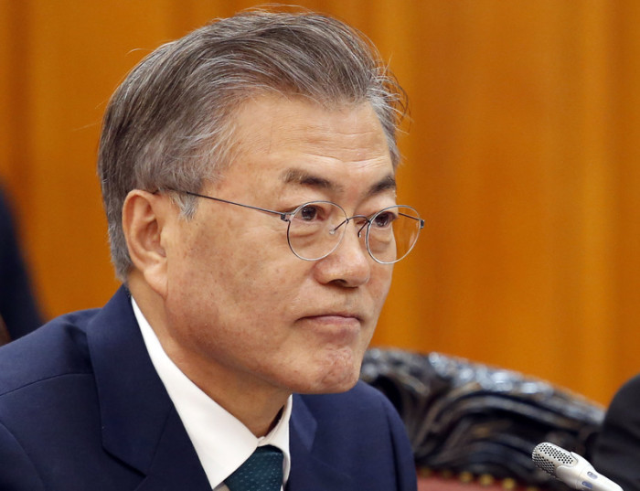 Südkoreas Präsident Moon Jae In. Foto: epa/Kham