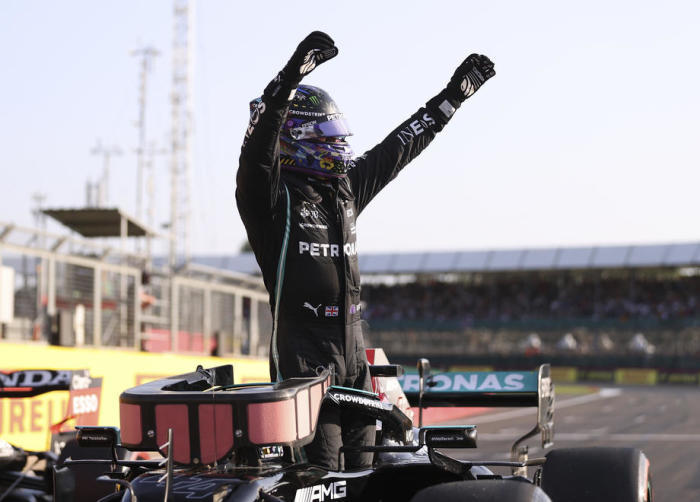 Der englische Formel-1-Pilot Lewis Hamilton von Mercedes-AMG Petronas. Foto: epa/Lars Baron