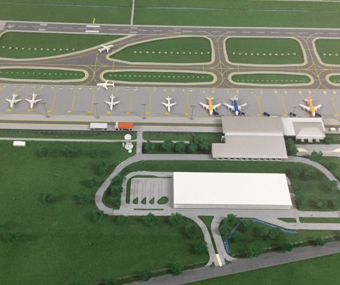 Architektenentwurf des neuen Terminals am Flughafen Krabi. Foto: Manager Online