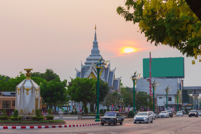 Khon Kaens Stadt-Schrein, Chao Por Lak Muang Khon Kaen. Foto: nationkp/Adobe Stock