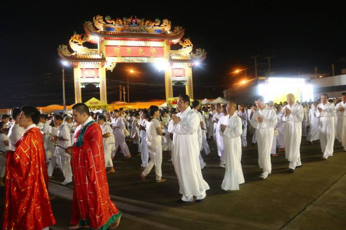 Zeremonien sind fester Bestandteil des traditionellen Vegetarier-Festivals. Bild: PR Pattaya
