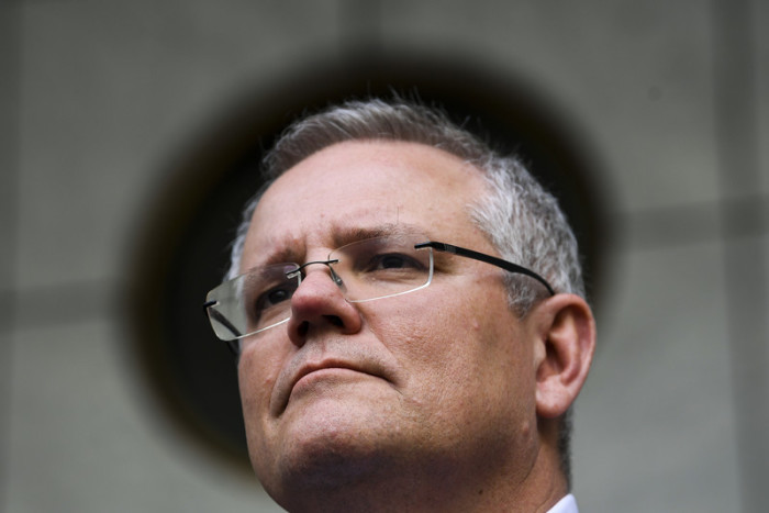 Australiens neuer Premier Scott Morrison. Foto: epa/Efe/LUKAS COCH 