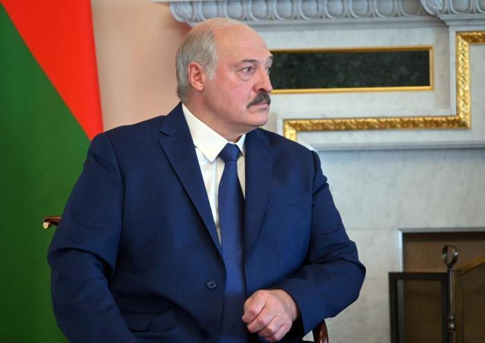 Weißrusslands Präsident Alexander Lukaschenko in St. Petersburg. Foto: epa/Alexej Nikolski/sputnik/kreml