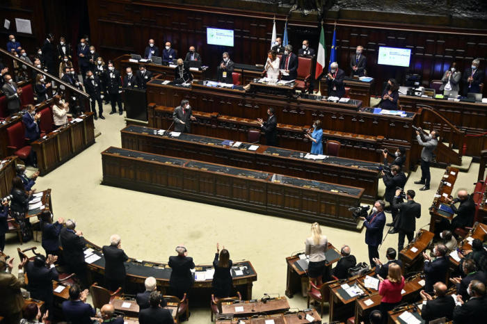 Pre-CoP26 Parlamentarisches Treffen in Rom. Archivfoto: epa/Riccardo Antimiani