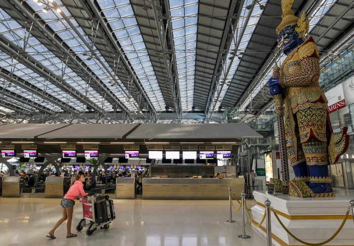 Terminal des Suvarnabhumi International Airport in Bangkok in Vor-Corona-Zeiten. Foto: epa/Azhar Rahim