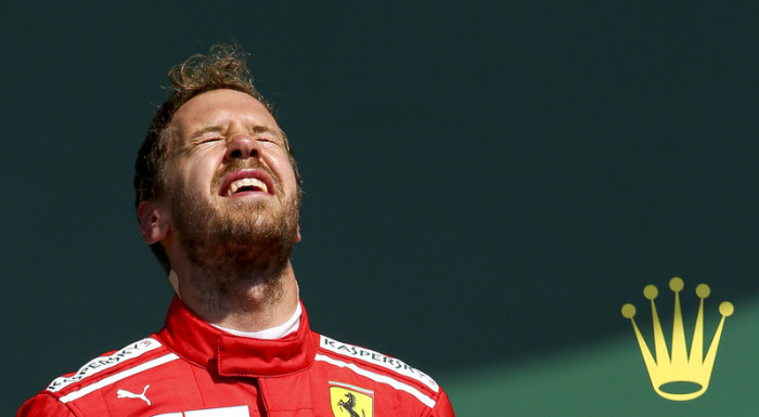 Sebastian Vettel. Foto: epa/Geoff Caddick
