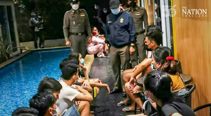 Die Polizei hat eine Privatfeier hochgenommen. Foto: The Nation