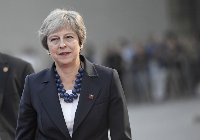 Die britische Premierministerin Theresa May. Foto: epa/Christian Bruna