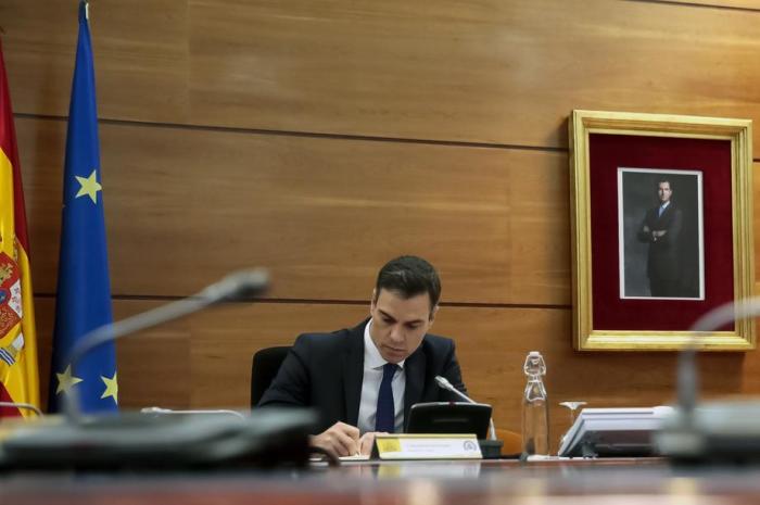 Der spanische Premierminister Pedro Sanchez Foto: epa/Jose Maria Cuadrado Jimenez