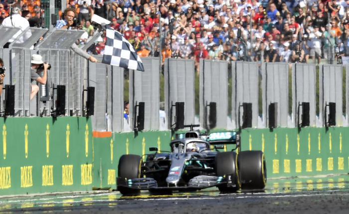 Der britische Formel-1-Pilot Lewis Hamilton von Mercedes. Foto: epa/Tibor Illyes