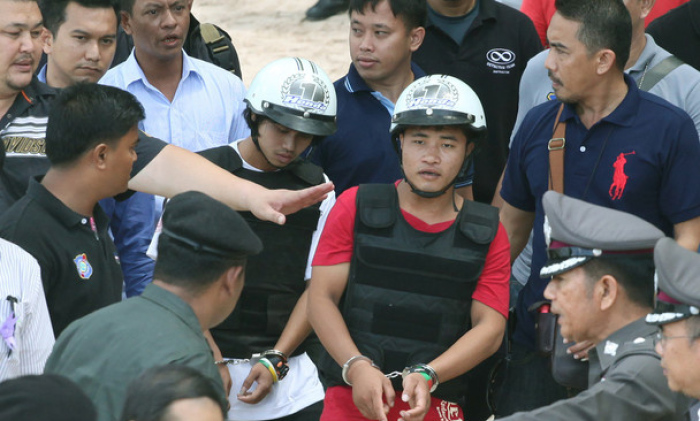 Stehen ab 26. Dezember vor dem Provinzgericht auf Koh Samui: Zaw Lin und Wai Phyo werden wegen Doppelmordes an Hannah Witheridge und David Miller angeklagt – sie beteuern ihre Unschuld.