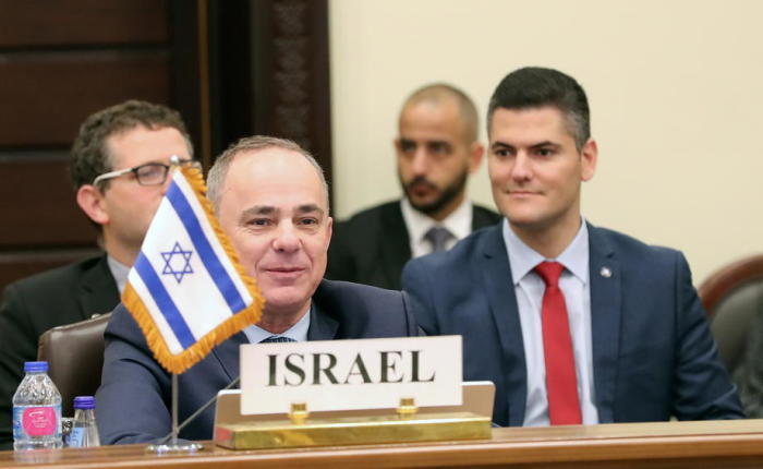 Der israelische Energieminister Yuval Steinitz nimmt am dritten East Mediterranean Gas Forum (EMGF) teil. Foto: epa/Khaled Elfiqi