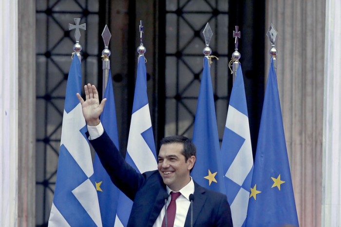 Alexis Tsipras, Ministerpräsident von Griechenland. Foto: epa/Yannis Kolesidis