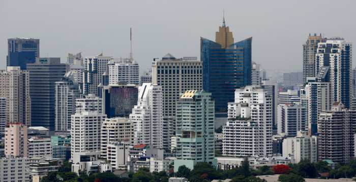 Blick auf die Bangkoker Skyline. Foto: epa/Diego Azubel