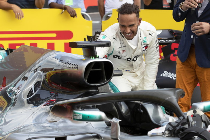 Der britische Formel-1-Weltmeister Lewis Hamilton. Foto: epa/Valdrin Xhemaj