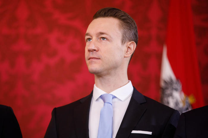 Der österreichische Finanzminister Gernot Blümel (ÖVP). Foto: epa/Florian Wieser