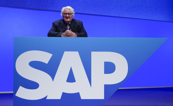 Hasso Plattner, Vorstandsvorsitzender der SAP SE. Foto: epa/Ronald Wittek