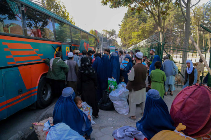 Afghanistan-Krise - Repatriierung von Vertriebenen. Foto: epa/Stringer