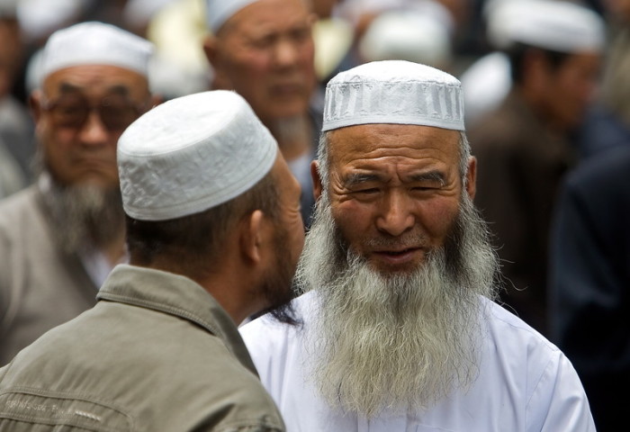 Chinesische Hui-Muslime. Foto: epa/Diego Azubel