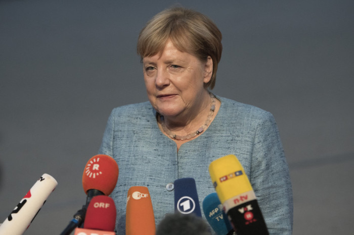 Bundeskanzlerin Angela Merkel (CDU). Foto: epa/Andreas Schaad