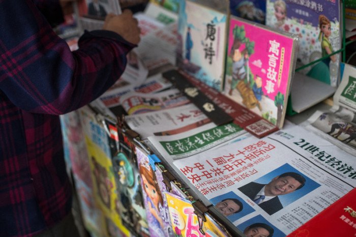 Chinas Medien unterliegen einer strengen Zensur. Archivbild: epa/Roman Pilipey
