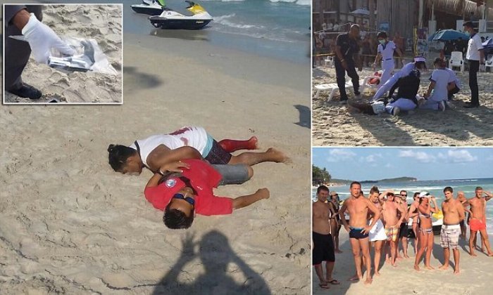 27. Februar am Chaweng Beach: inmitten von Touristen beschießen sich zwei lokale Jetski-Größen und sterben am Ende beide – die Bilder gingen um die Welt.