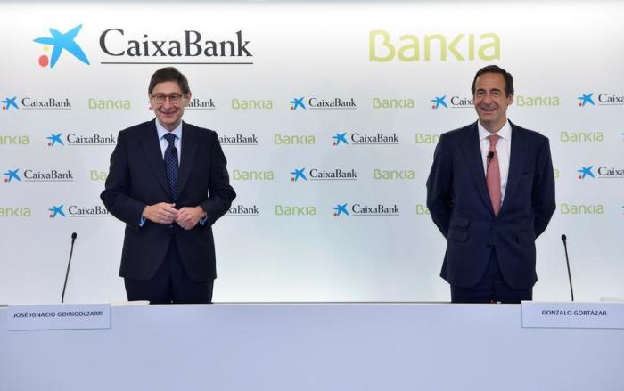Bankia und Caixabank fusionieren zur größten Bank. Foto: epa/David Campos/bankia/caixabank