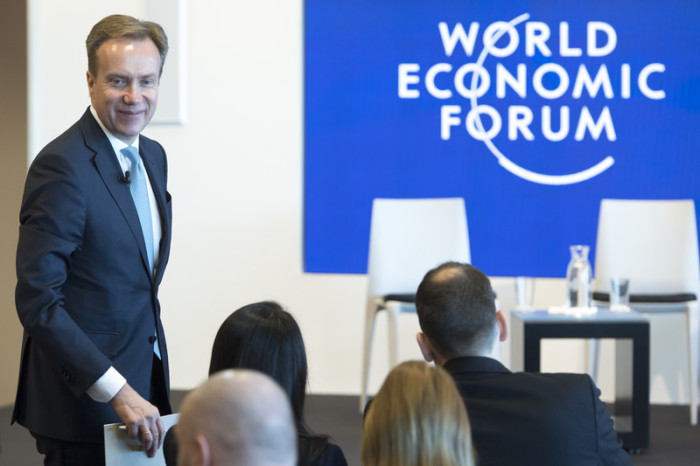 Børge Brende, Präsident des Weltwirtschaftsforums. Foto: epa/Laurent Gillieron
