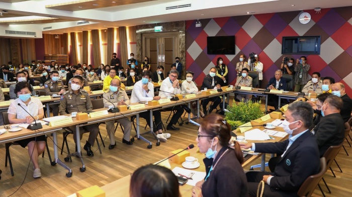 Pressekonferenz zum Sandbox-Programm in der Pattaya City Hall. Bild: PR Pattaya