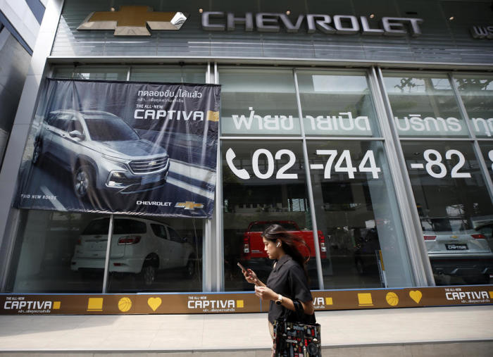 Besitzer eines Fahrzeugs von Chevrolet steht weiterhin der After-Sales-Service zur Verfügung. Foto: epa/Rungroj Yongrit