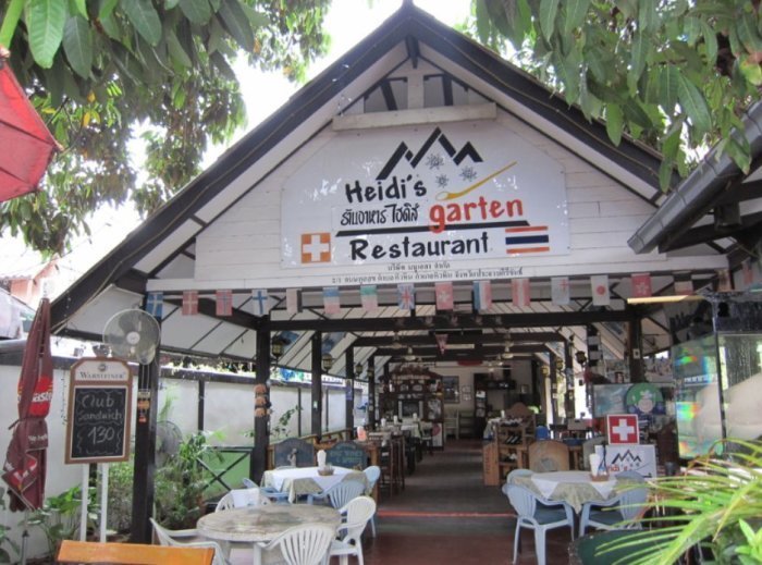Herzlich willkommen in Heidi's Gardenrestaurant.