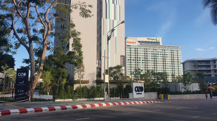 Hotels an Pattayas Beach Road. Foto: Jahner