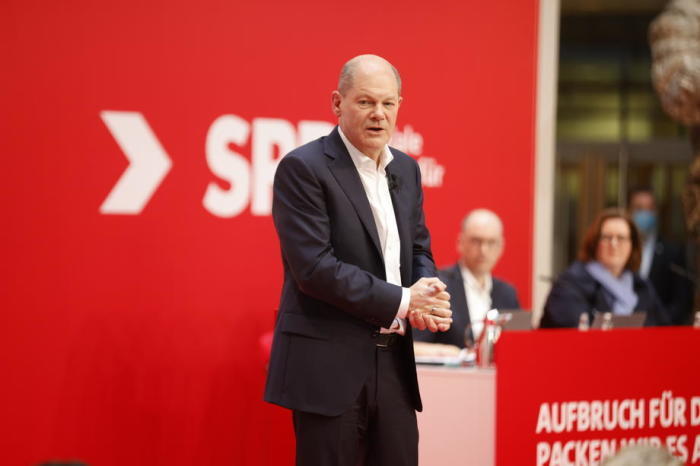 SPD-Sonderparteitag zum Koalitionsvertrag der Bundesregierung. Foto: epa/Rainer Keuenhof / Pool
