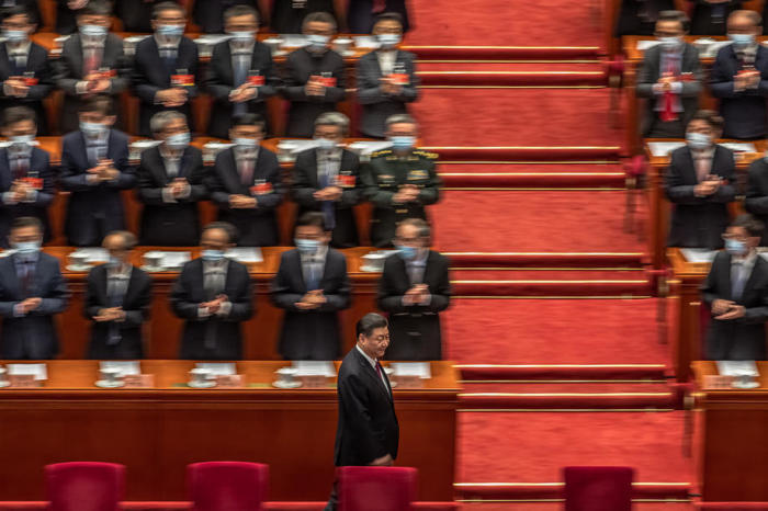 Chinesischer Präsident Xi Jinping in Peking. Foto: epa/Roman Pilipey