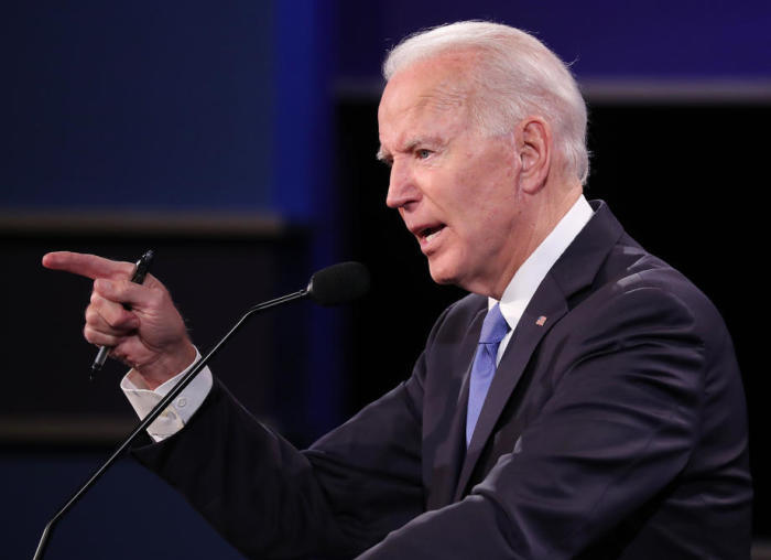 Kandidat der Demokraten Joe Biden. Foto: epa/Michael Reynolds