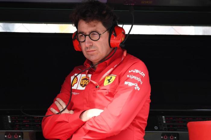 Der Teamchef der Scuderia Ferrari, Mattia Binotto. Foto: epa/Daniel Dal Zennaro