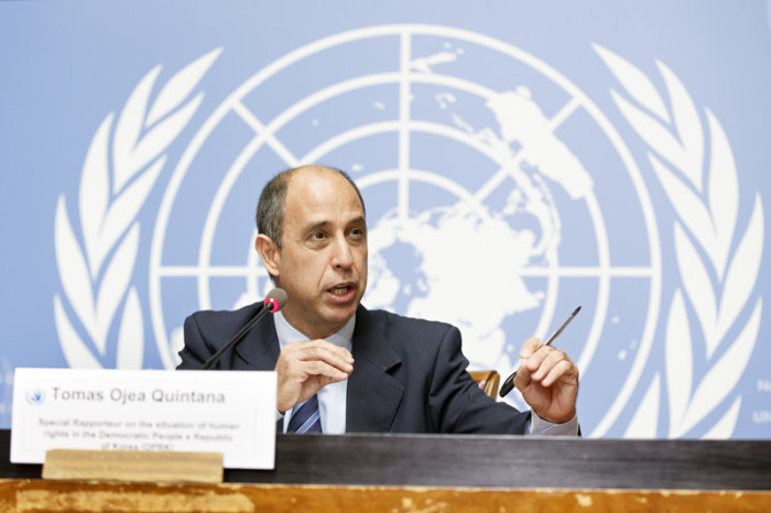 Tomas Ojea Quintana, Sonderberichterstatter der Vereinten Nationen. Foto: epa/Salvatore Di Nolfi