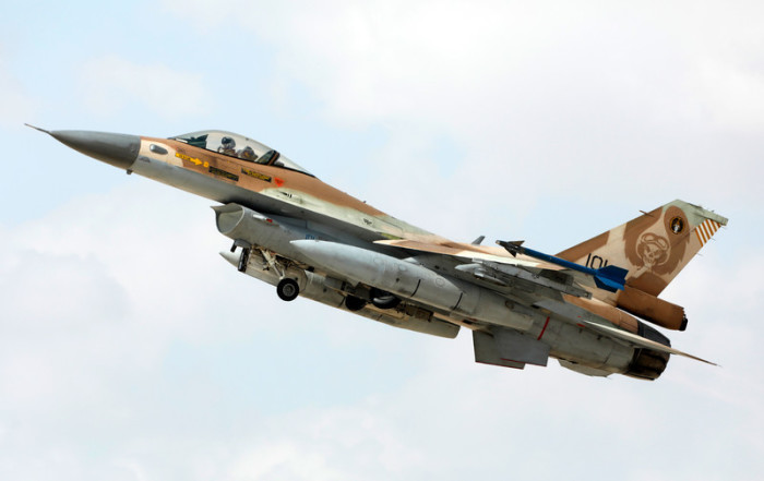 Ein israelischer F-16 Kampfjet. Archivfoto: epa/Abir Sultan