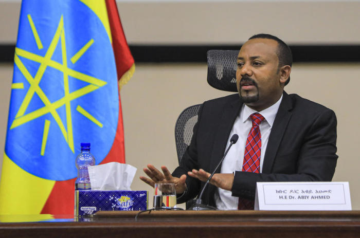 Äthiopischer Premierminister Abiy Ahmed im Parlament. Foto: epa/Str