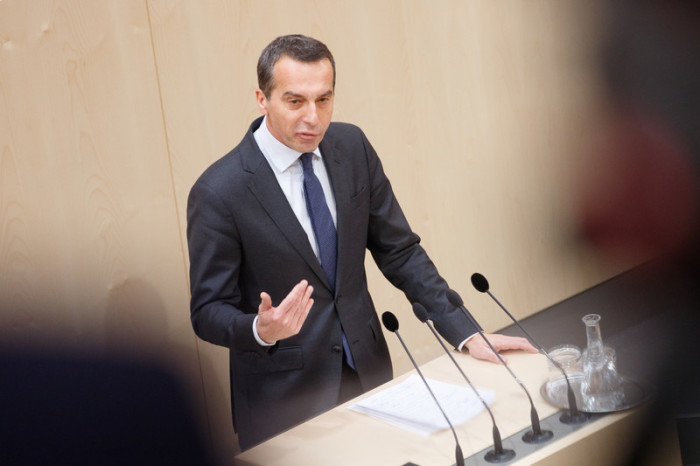 SPÖ-Chef und Ex-Kanzler Christian Kern. Foto: epa/Florian Wieser