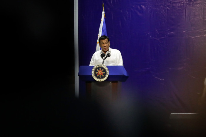  Der philippinische Präsident Rodrigo Duterte. Foto: epa/Mark R. Cristino