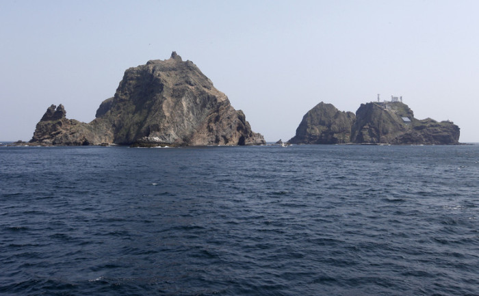 Südkoreas östlichste Insel Dokdo, auf Japanisch auch Takeshima genannt. Foto: epa/Jo Yong-hak