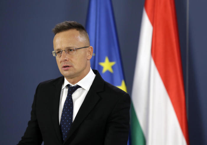 Der ungarische Außenminister Peter Szijjarto. Foto: epa/Andrej Cukic