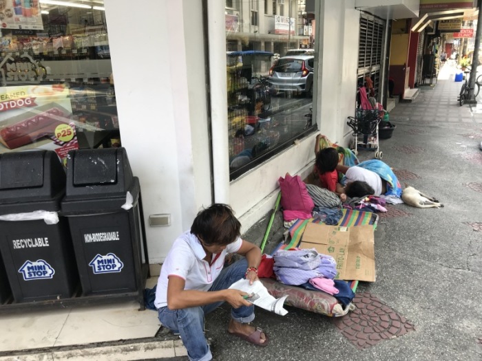 Obdachlose in Manila. Foto: Lenz