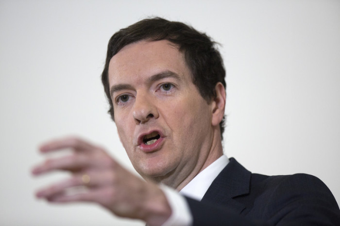  Der britische Finanzminister George Osborne. Foto: epa/Simon Dawson / Bloomberg / Hando