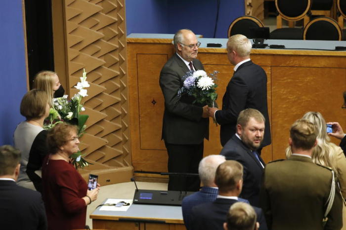 Der estnische Landtag Riigikogu wählt Alar Karis zum nächsten Präsidenten. Foto: epa/Toms Kalnins