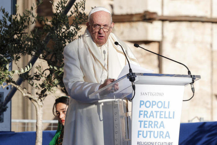 Der Papst Franziskus in Rom. Foto: epa/Giuseppe Lami