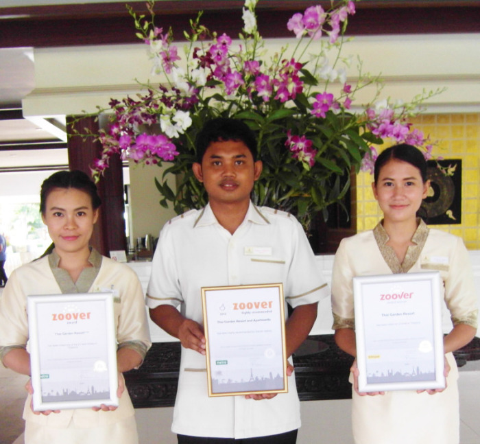 Auszeichnung für das Thai Garden Resort